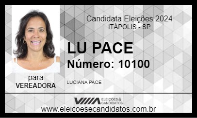 Candidato LU PACE 2024 - ITÁPOLIS - Eleições