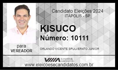 Candidato KISUCO 2024 - ITÁPOLIS - Eleições