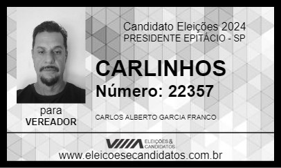 Candidato CARLINHOS 2024 - PRESIDENTE EPITÁCIO - Eleições