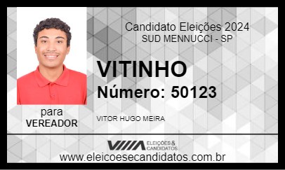 Candidato VITINHO 2024 - SUD MENNUCCI - Eleições