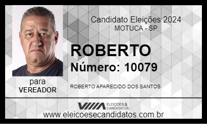 Candidato ROBERTO 2024 - MOTUCA - Eleições