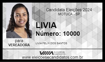 Candidato LIVIA 2024 - MOTUCA - Eleições