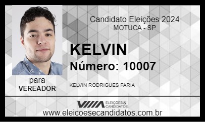 Candidato KELVIN 2024 - MOTUCA - Eleições