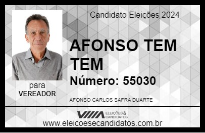 Candidato AFONSO TEM TEM 2024 - APIAÍ - Eleições