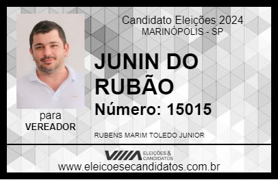 Candidato JUNIN DO RUBÃO 2024 - MARINÓPOLIS - Eleições