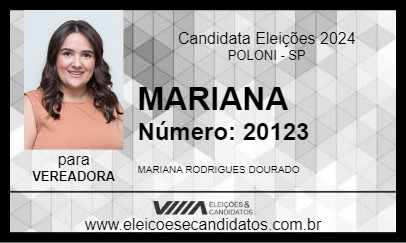 Candidato MARIANA 2024 - POLONI - Eleições