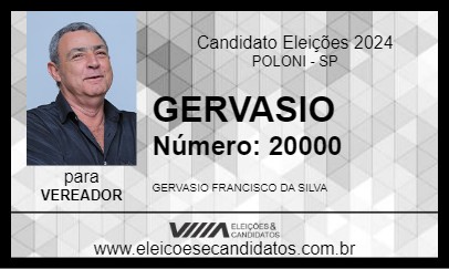 Candidato GERVASIO 2024 - POLONI - Eleições