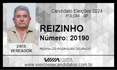 Candidato REIZINHO 2024 - POLONI - Eleições