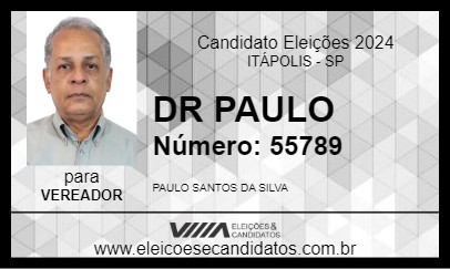 Candidato DR PAULO 2024 - ITÁPOLIS - Eleições