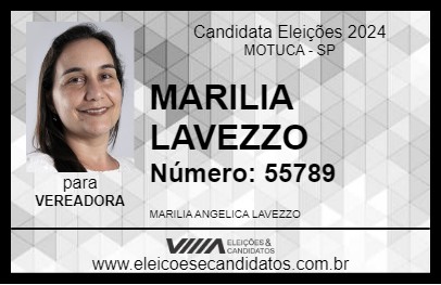 Candidato MARILIA LAVEZZO 2024 - MOTUCA - Eleições