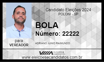 Candidato BOLA 2024 - POLONI - Eleições