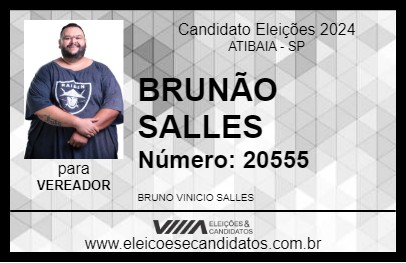 Candidato BRUNÃO SALLES 2024 - ATIBAIA - Eleições