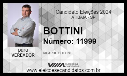 Candidato BOTTINI 2024 - ATIBAIA - Eleições