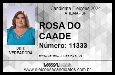 Candidato PROFESSORA  ROSA 2024 - ATIBAIA - Eleições