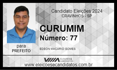 Candidato CURUMIM 2024 - CRAVINHOS - Eleições