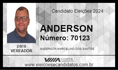 Candidato ANDERSON BOLÃO 2024 - PRESIDENTE EPITÁCIO - Eleições