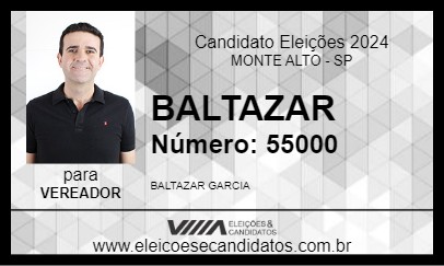 Candidato BALTAZAR 2024 - MONTE ALTO - Eleições