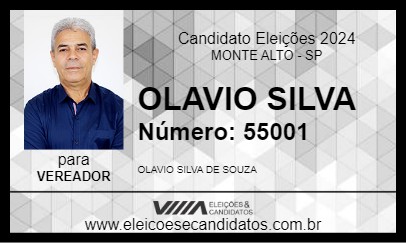 Candidato OLAVIO SOUZA 2024 - MONTE ALTO - Eleições