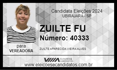 Candidato ZUILTE FU 2024 - UBIRAJARA - Eleições