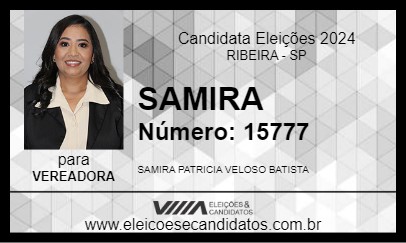 Candidato SAMIRA 2024 - RIBEIRA - Eleições