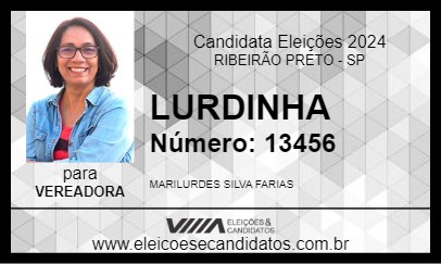 Candidato LURDINHA 2024 - RIBEIRÃO PRETO - Eleições