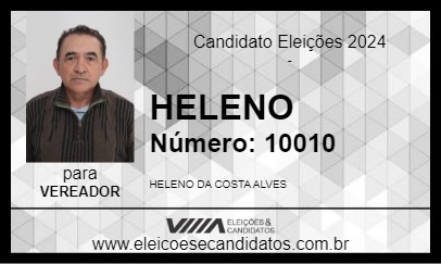 Candidato HELENO 2024 - MONTE MOR - Eleições