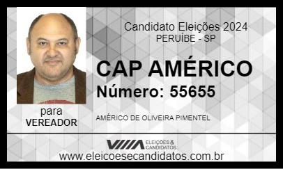 Candidato CAP AMÉRICO 2024 - PERUÍBE - Eleições