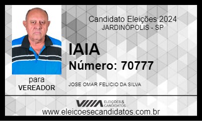 Candidato IAIA 2024 - JARDINÓPOLIS - Eleições