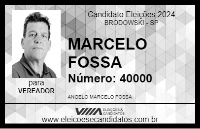 Candidato MARCELO FOSSA 2024 - BRODOWSKI - Eleições