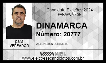 Candidato DINAMARCA 2024 - PARAPUÃ - Eleições