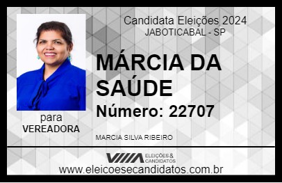 Candidato MÁRCIA ANDRIOLI 2024 - JABOTICABAL - Eleições