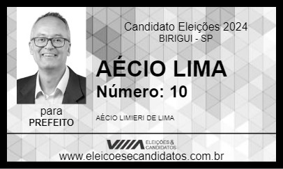 Candidato AÉCIO LIMA 2024 - BIRIGUI - Eleições