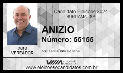 Candidato ANIZIO 2024 - BURITAMA - Eleições