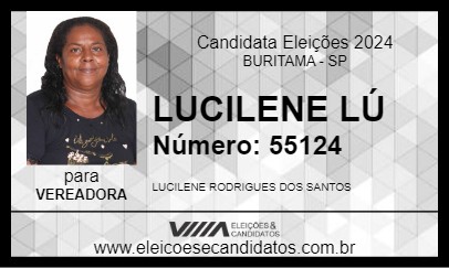 Candidato LUCILENE LÚ 2024 - BURITAMA - Eleições