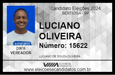 Candidato LUCIANO OLIVEIRA 2024 - BERTIOGA - Eleições