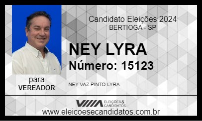 Candidato NEY LYRA 2024 - BERTIOGA - Eleições