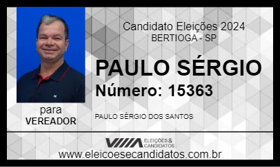 Candidato PAULO SÉRGIO 2024 - BERTIOGA - Eleições