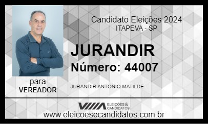 Candidato JURANDIR 2024 - ITAPEVA - Eleições