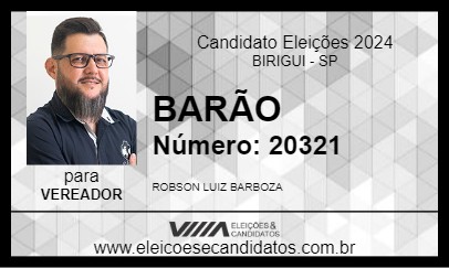 Candidato BARÃO 2024 - BIRIGUI - Eleições