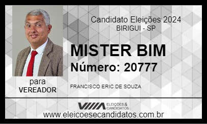 Candidato MISTER BIM 2024 - BIRIGUI - Eleições