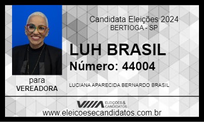 Candidato LUH BRASIL 2024 - BERTIOGA - Eleições