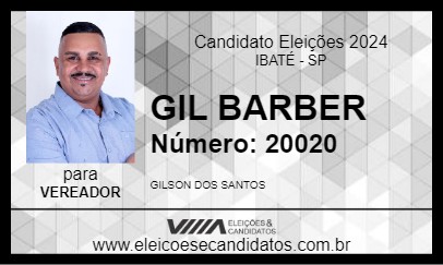 Candidato GIL BUICA 2024 - IBATÉ - Eleições