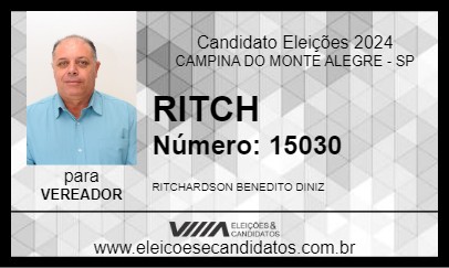 Candidato RITCH 2024 - CAMPINA DO MONTE ALEGRE - Eleições