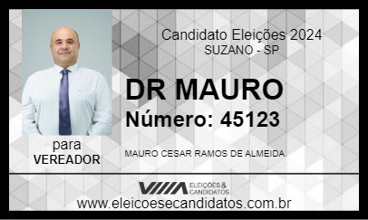 Candidato DR MAURO 2024 - SUZANO - Eleições