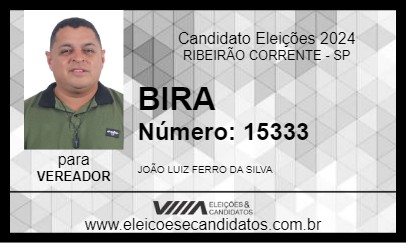 Candidato BIRA 2024 - RIBEIRÃO CORRENTE - Eleições