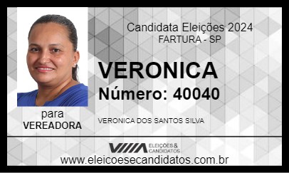 Candidato VERONICA 2024 - FARTURA - Eleições