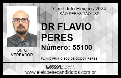 Candidato DR FLAVIO PERES 2024 - SÃO SEBASTIÃO - Eleições