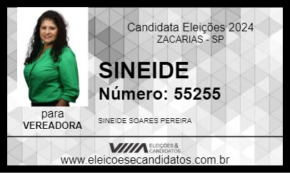 Candidato SINEIDE 2024 - ZACARIAS - Eleições