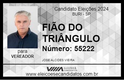 Candidato FIÃO DO TRIÂNGULO 2024 - BURI - Eleições