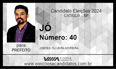 Candidato JÓ 2024 - CATIGUÁ - Eleições